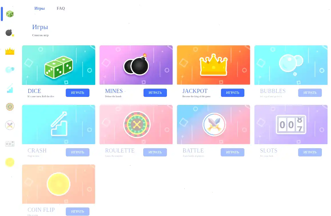 Мобильная версия казино Зума на экране смартфона